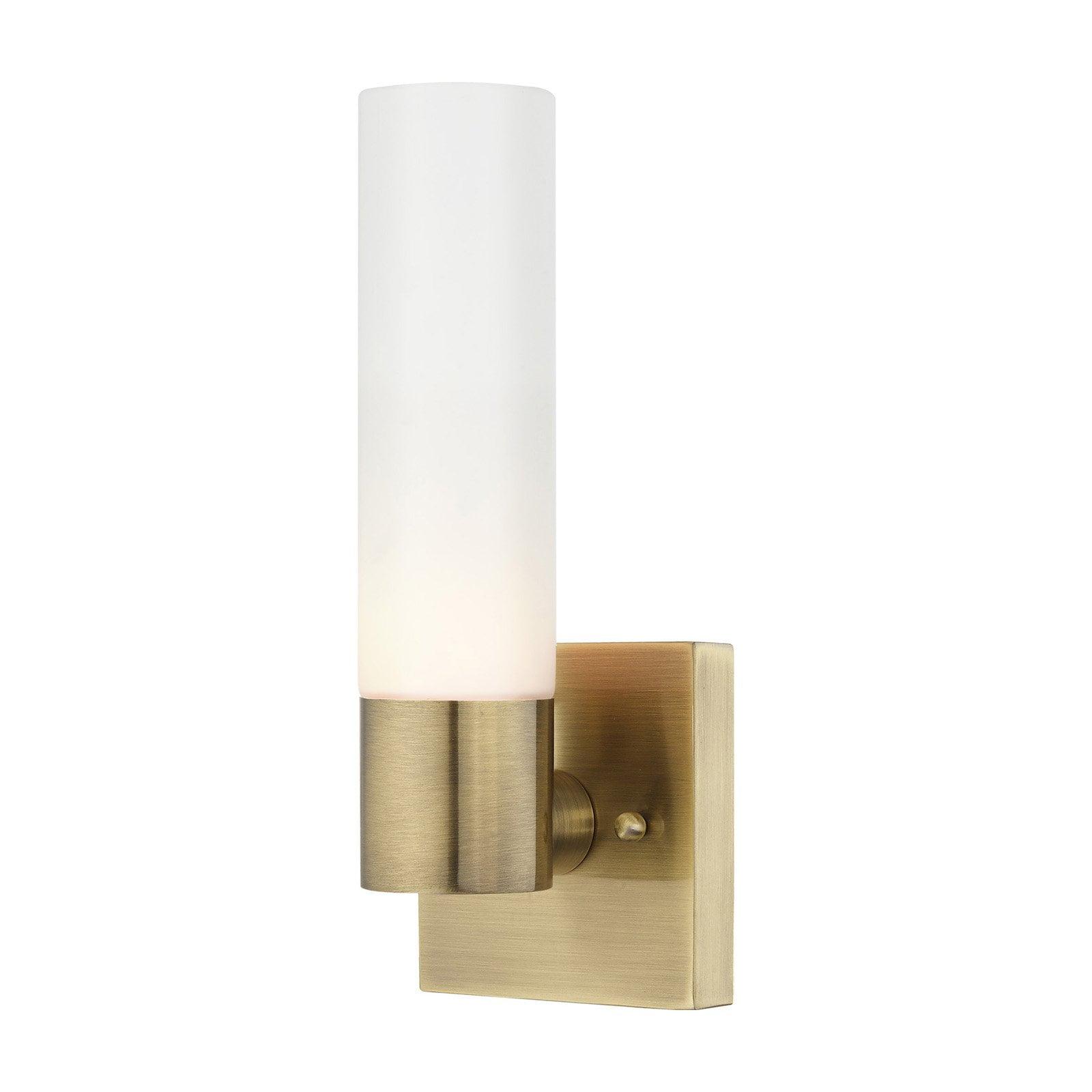 Livex Lighting Aero 1 - Light Sconce in  Antique Brass