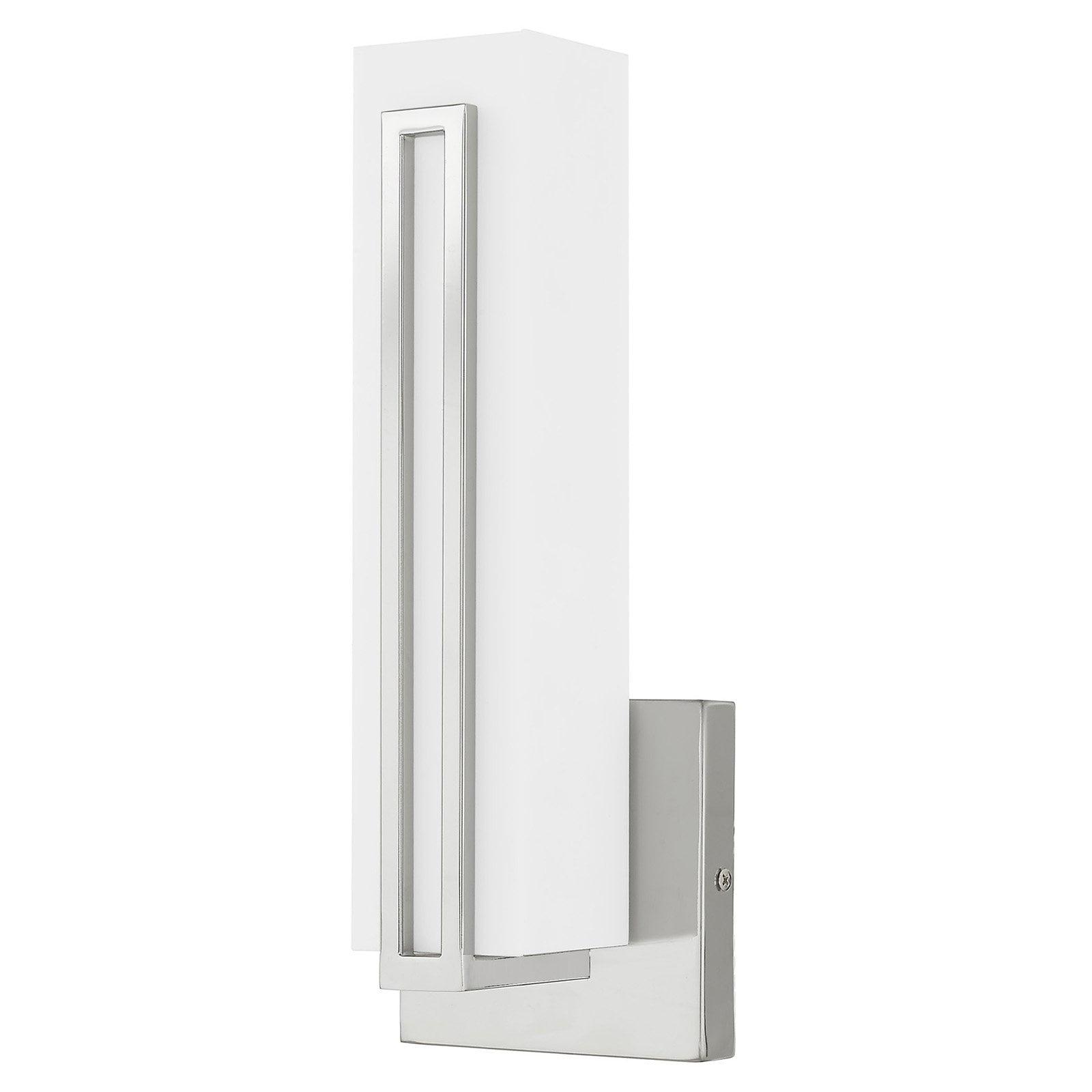 Livex Lighting 10190 Fulton 1 Light 12" Tall Integrated Led Bathroom Sconce - Chrome