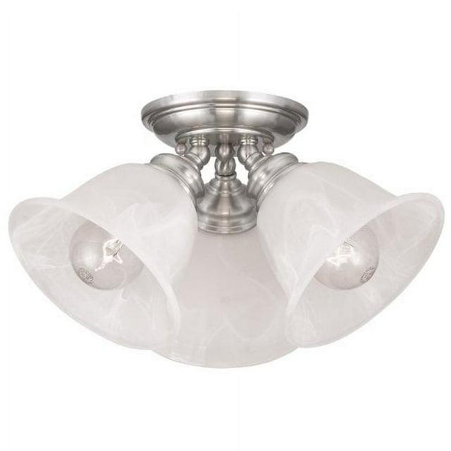 Livex Lighting Essex Ceiling Mount in Brushed Nickel