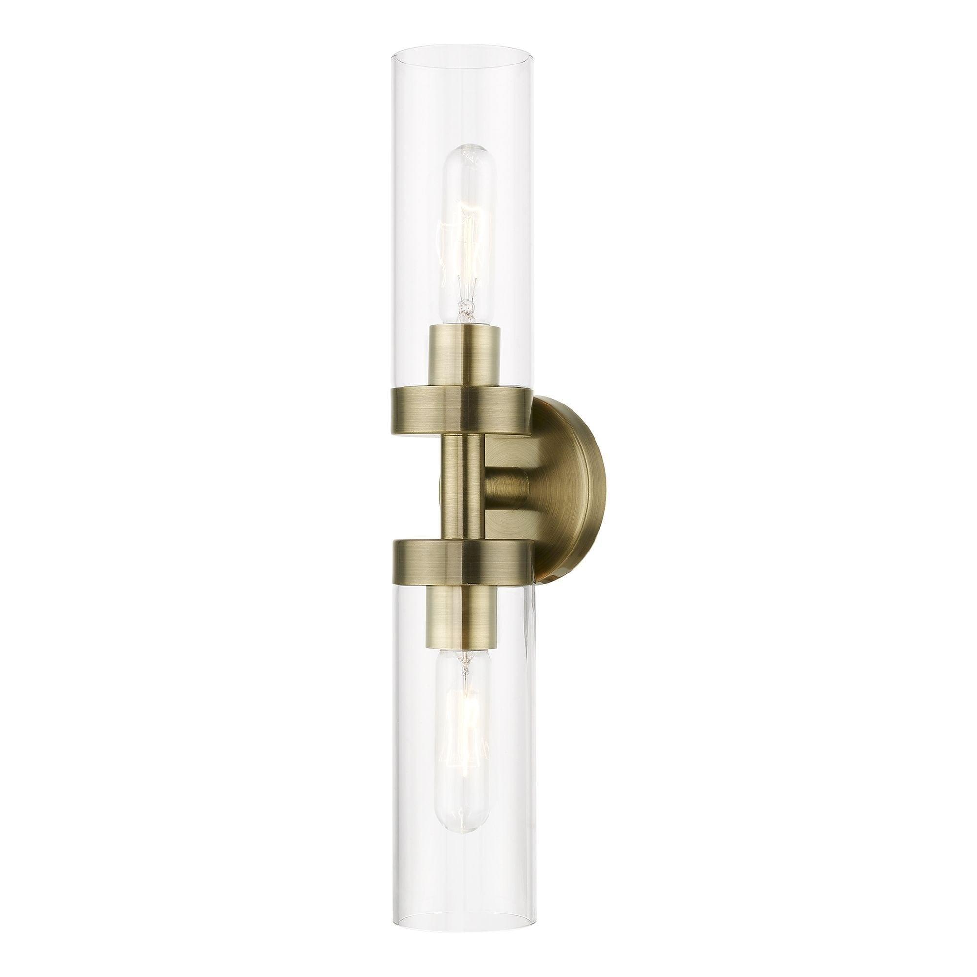 Livex Lighting Ludlow 2 - Light Vanity in  Antique Brass
