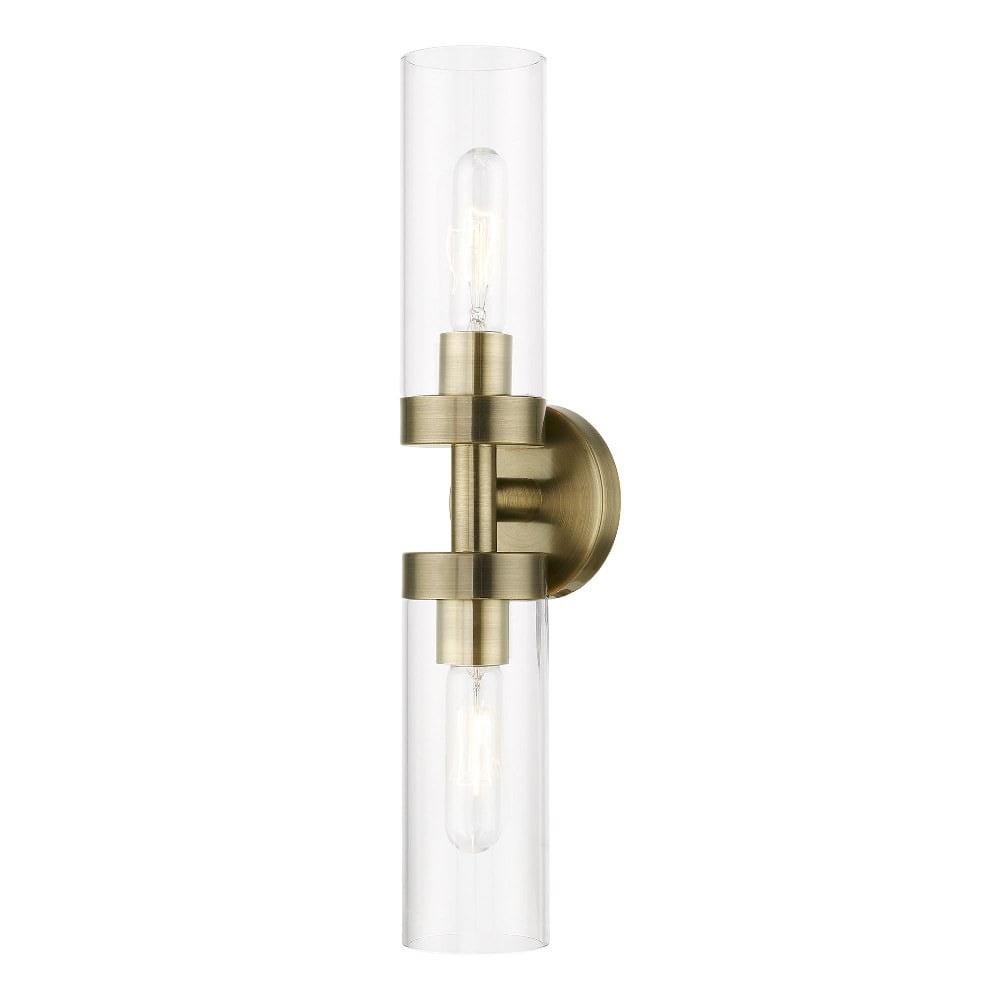 Livex Lighting Ludlow 2 - Light Vanity in  Antique Brass