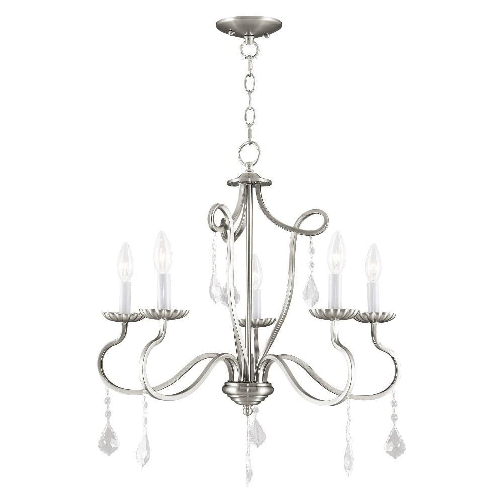 Livex Lighting Callisto 5 - Light Chandelier in  Brushed Nickel