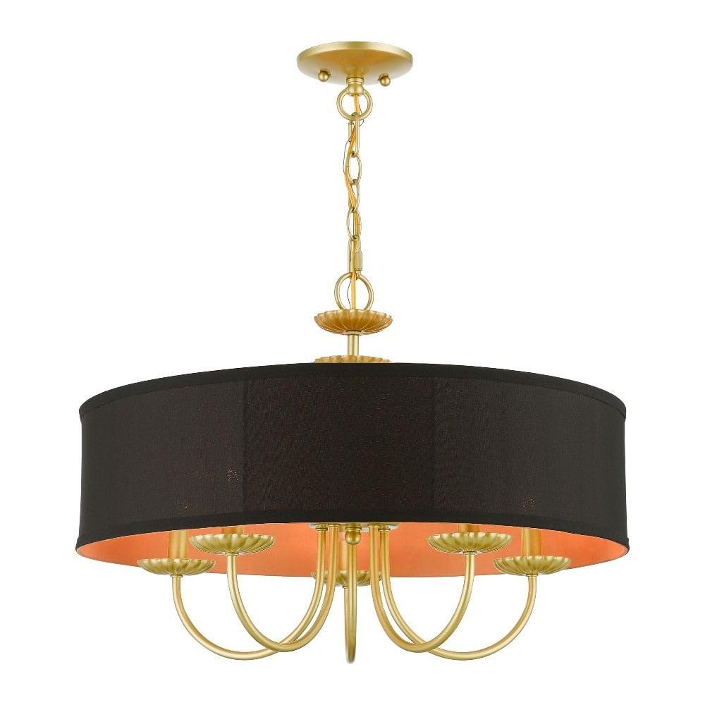 Livex Lighting Winchester 5 - Light Pendant in  Soft Gold