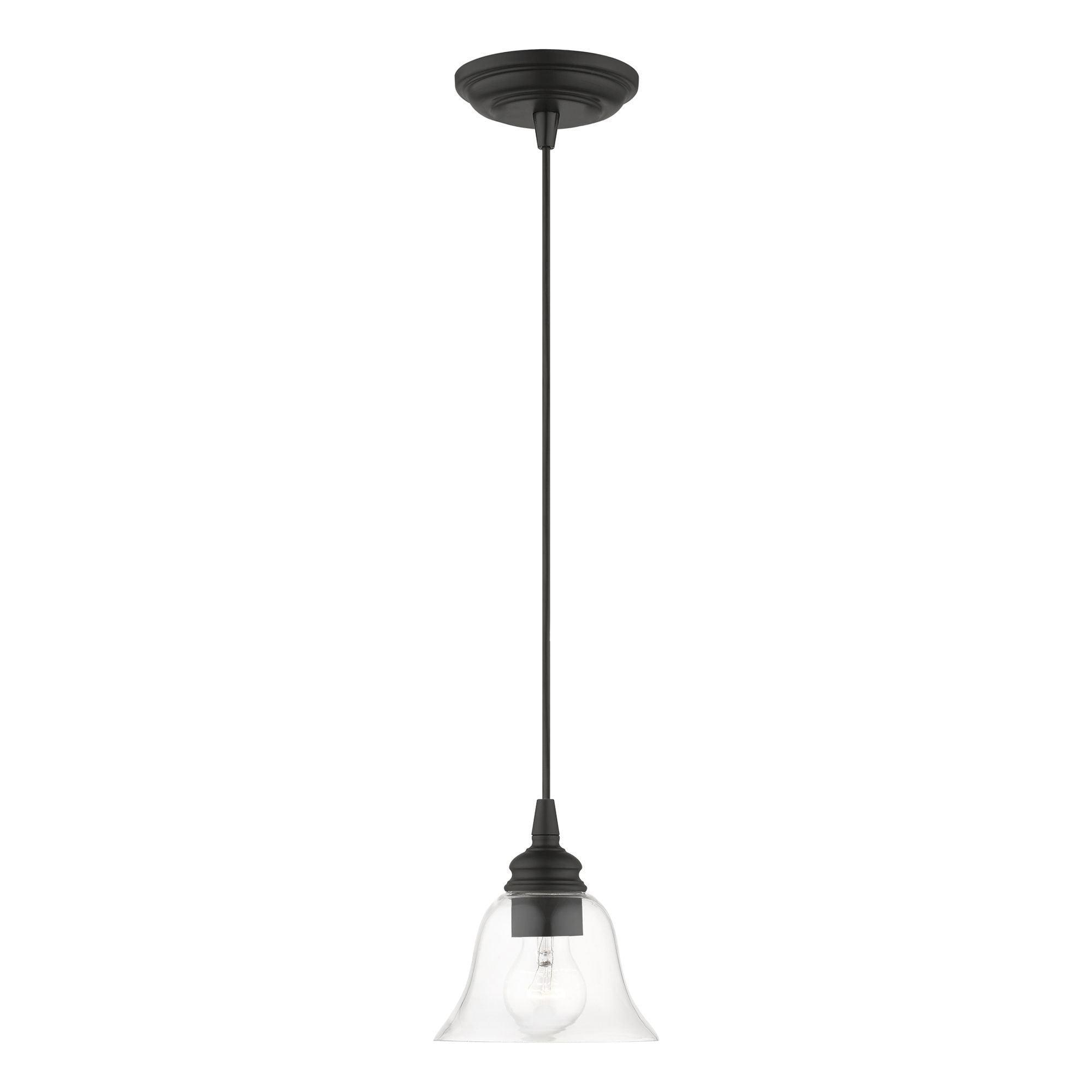 Livex Lighting Moreland 1 - Light Pendant in Black