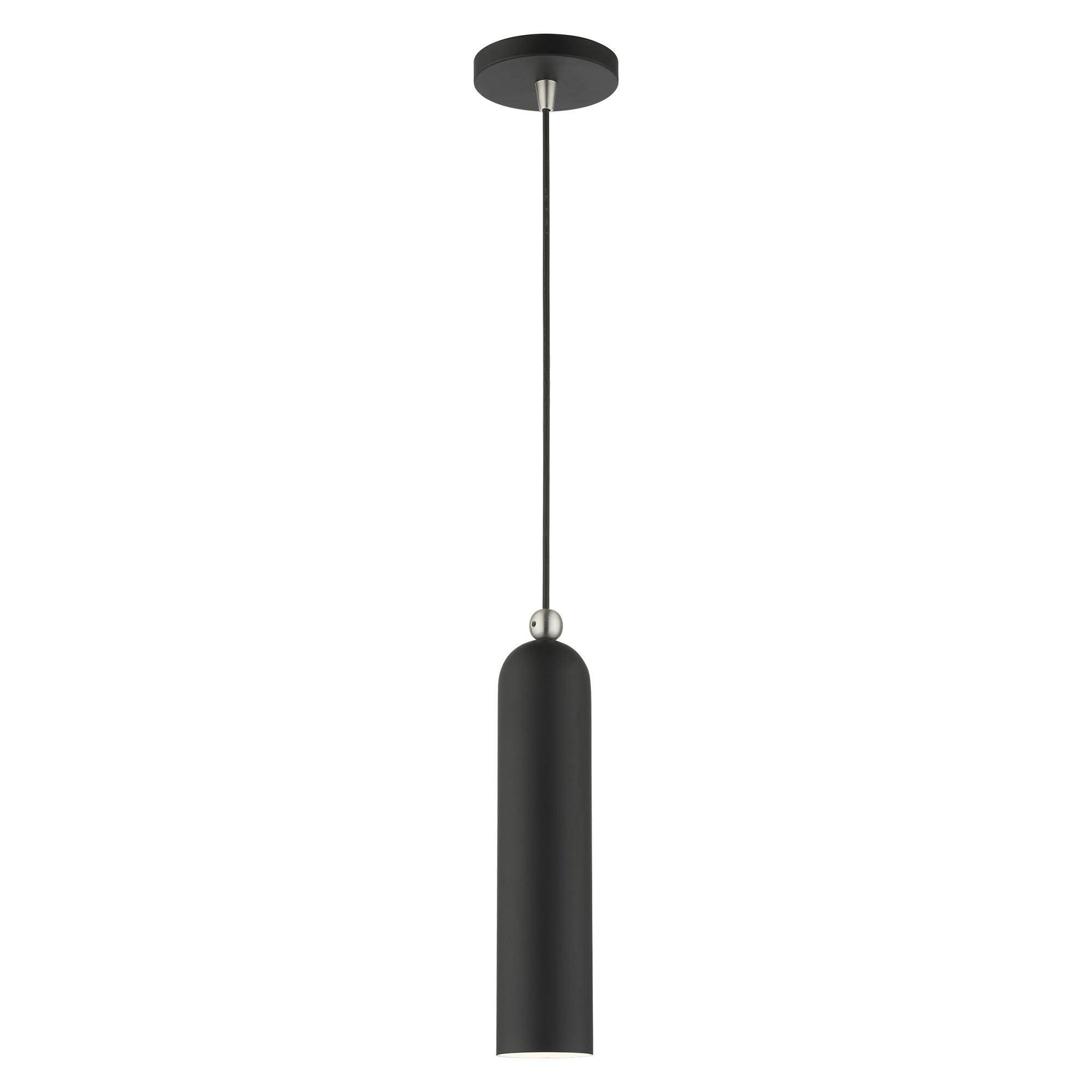 Livex Lighting Ardmore 1 - Light Pendant in  Black