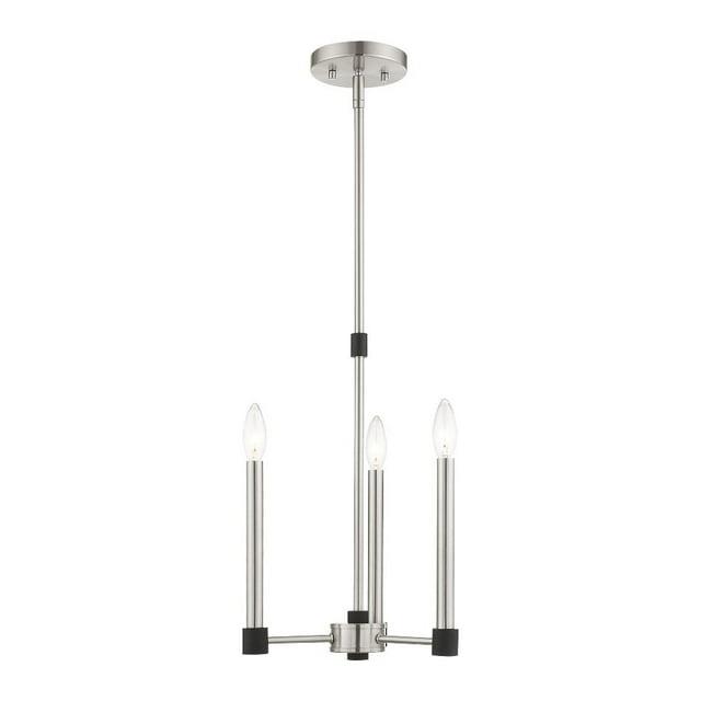 Livex Lighting Karlstad 3 - Light Chandelier in  Brushed Nickel