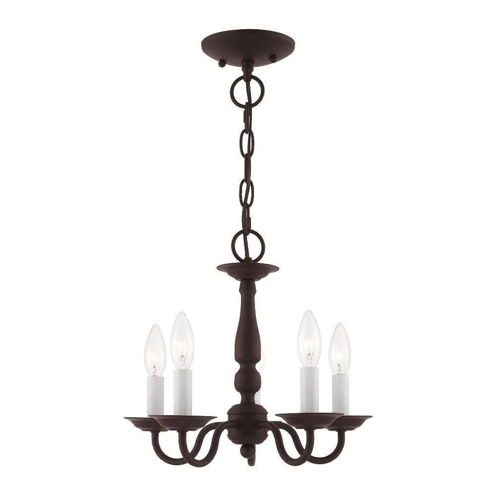 Livex Lighting Williamsburgh 5 - Light Chandelier in  Bronze