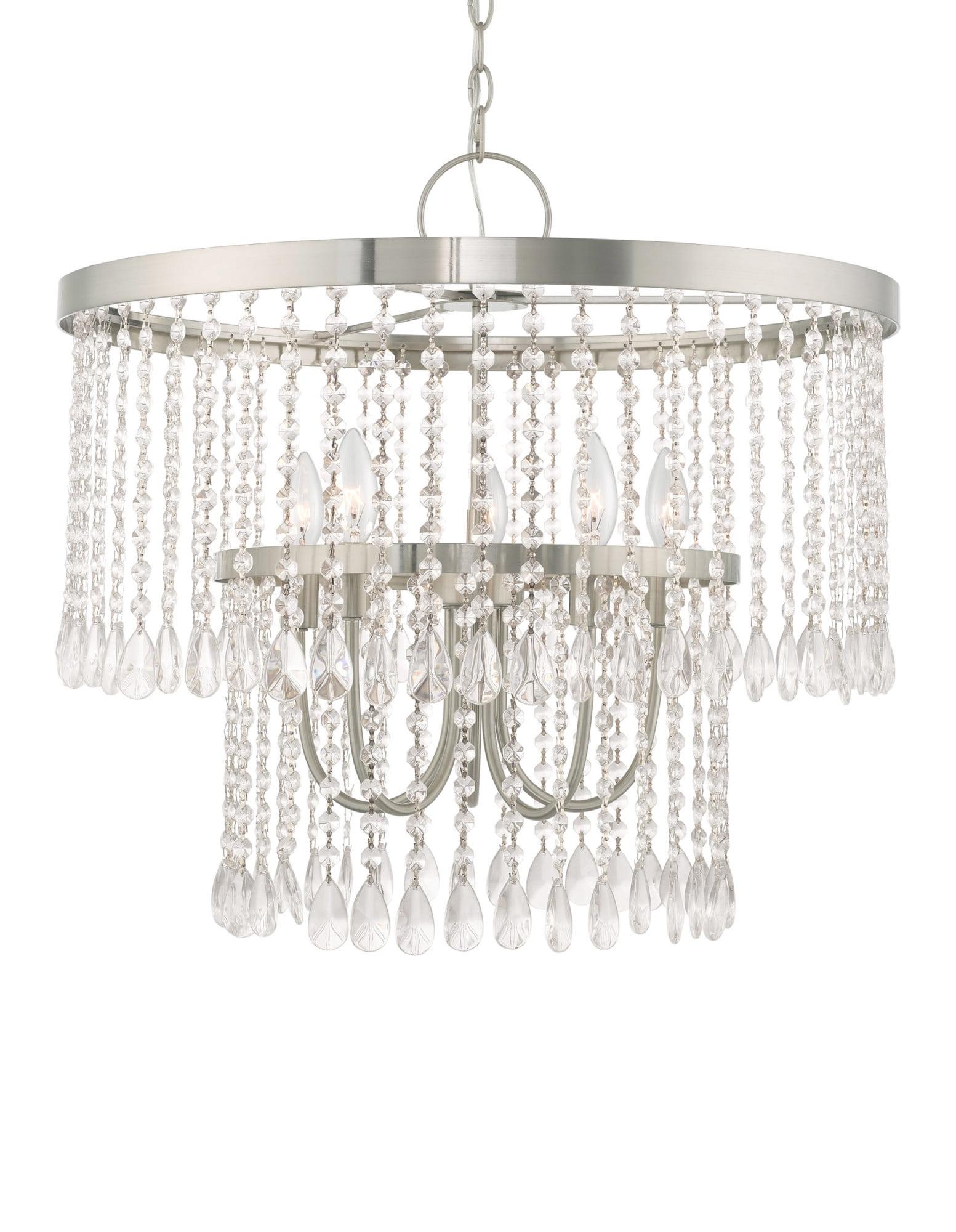 Livex Lighting Elizabeth 5 - Light Chandelier in  Brushed Nickel