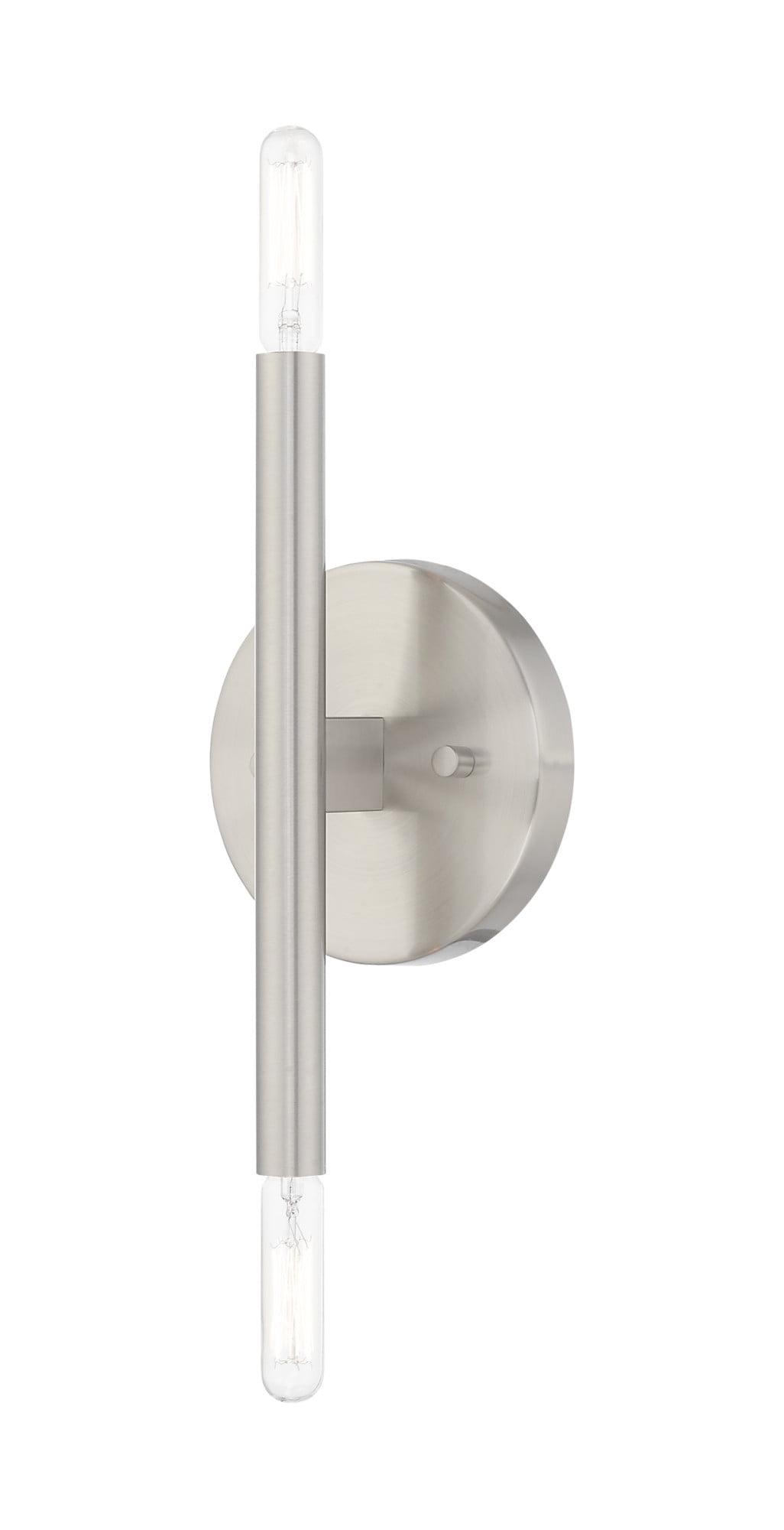 Livex Lighting Copenhagen 2 - Light Wall Light in  Brushed Nickel