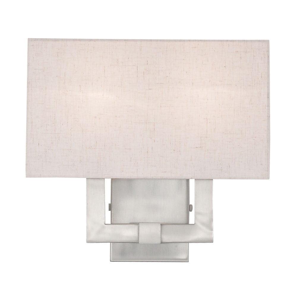 Livex Lighting Meridian 2 - Light Wall Light in  Brushed Nickel