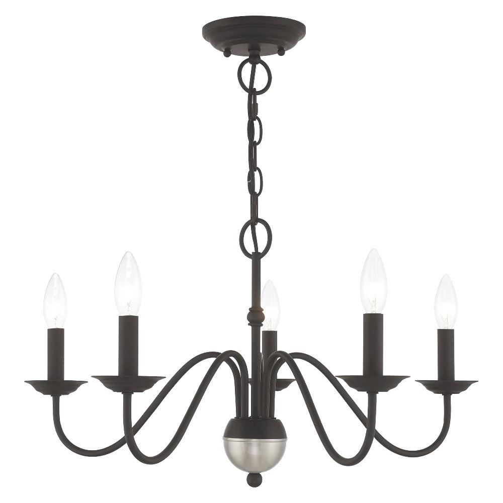 Livex Lighting Windsor 5 - Light Chandelier in  Black