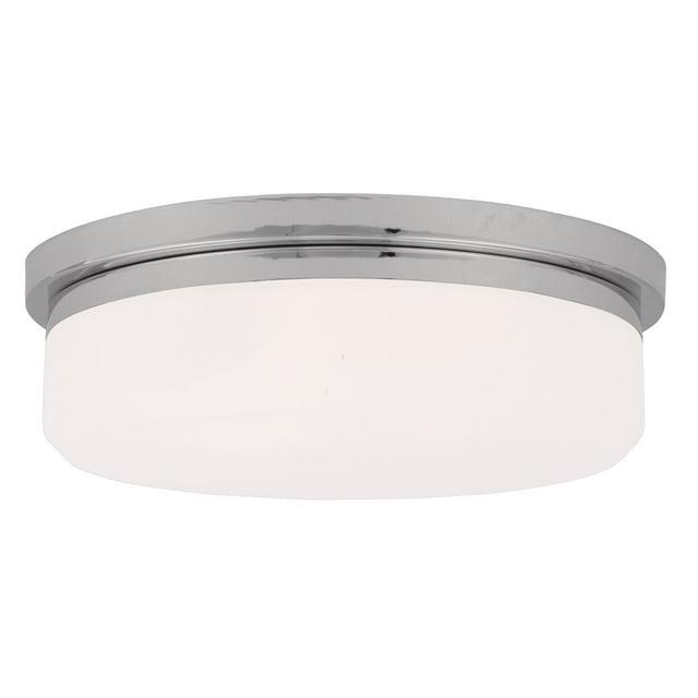 Livex Lighting Stratus 3 - Light Flush Mount in  Polished Chrome