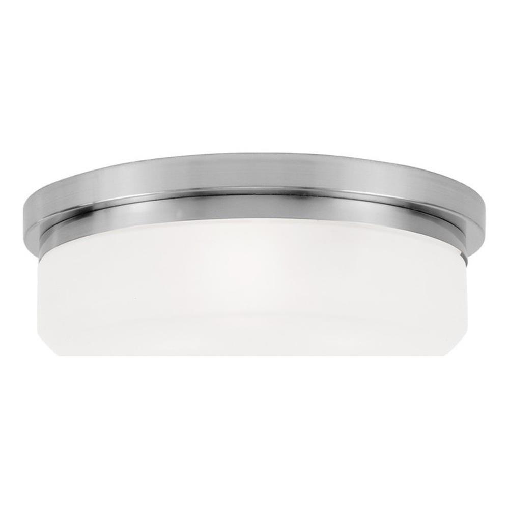 Livex Lighting Stratus 3 - Light Flush Mount in  Brushed Nickel