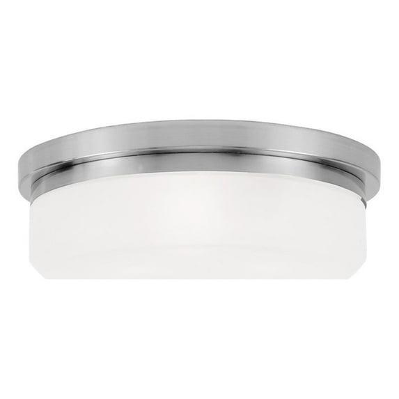 Livex Lighting Stratus 3 - Light Flush Mount in  Brushed Nickel