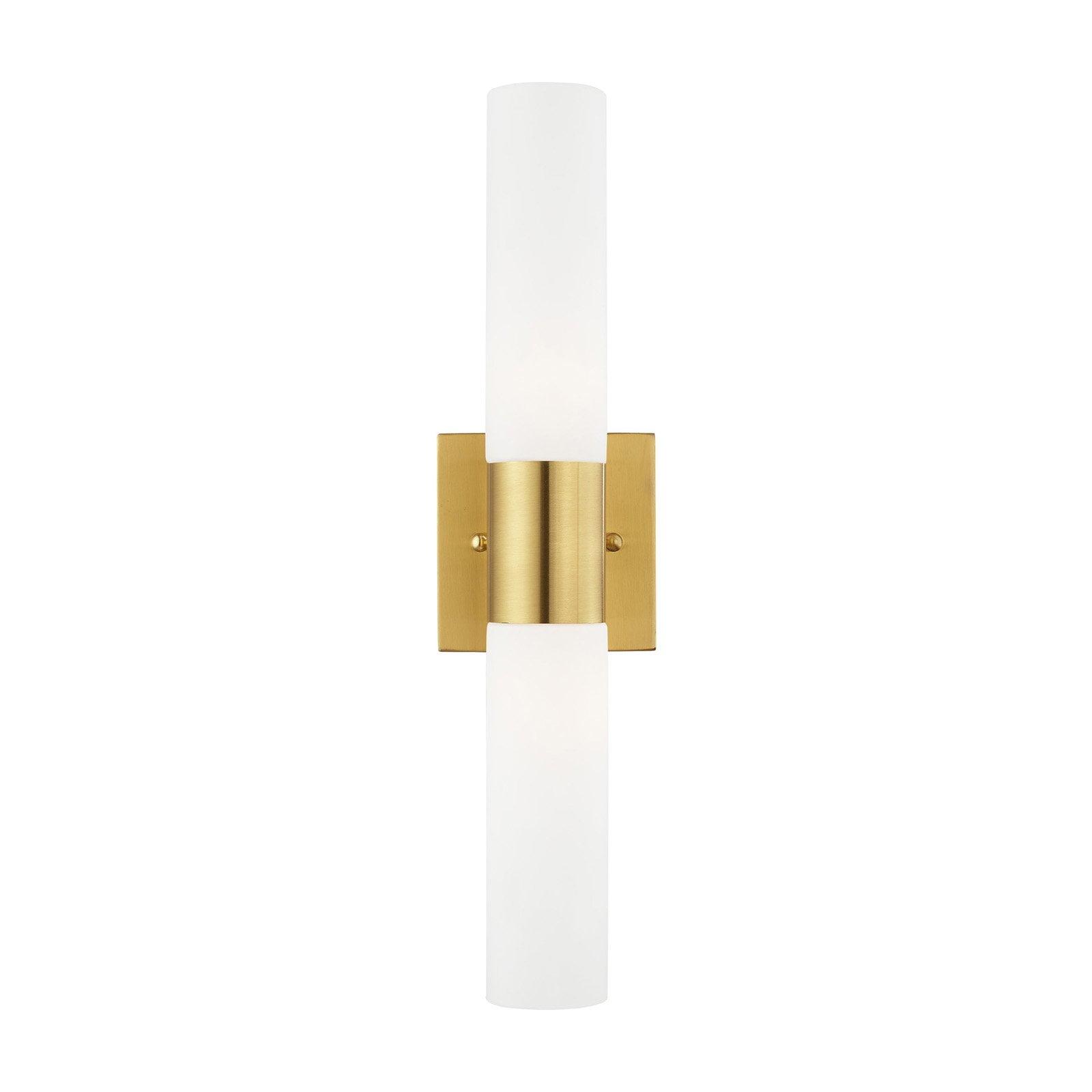 Livex Lighting Aero 2 - Light Vanity in  Satin Brass