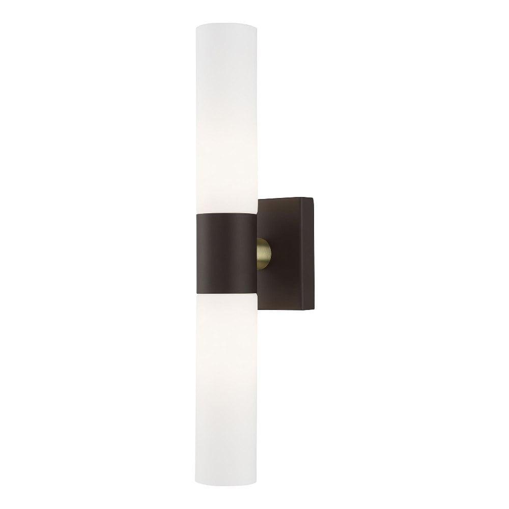 Livex Lighting Aero Bronze ADA 2-Light Vanity Sconce