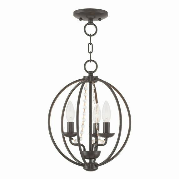 Livex Lighting Arabella 3 - Light Chandelier in English Bronze