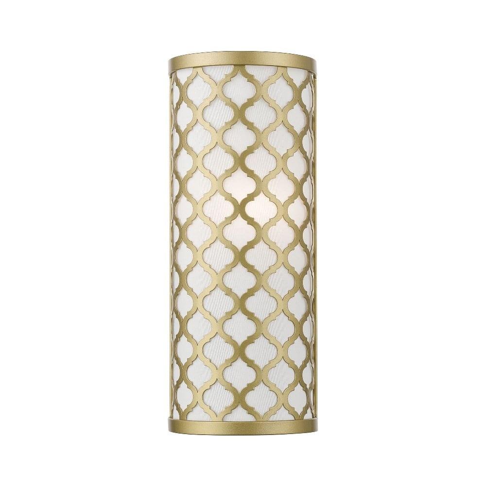 Arabesque Soft Gold Single-Light Dimmable Wall Sconce