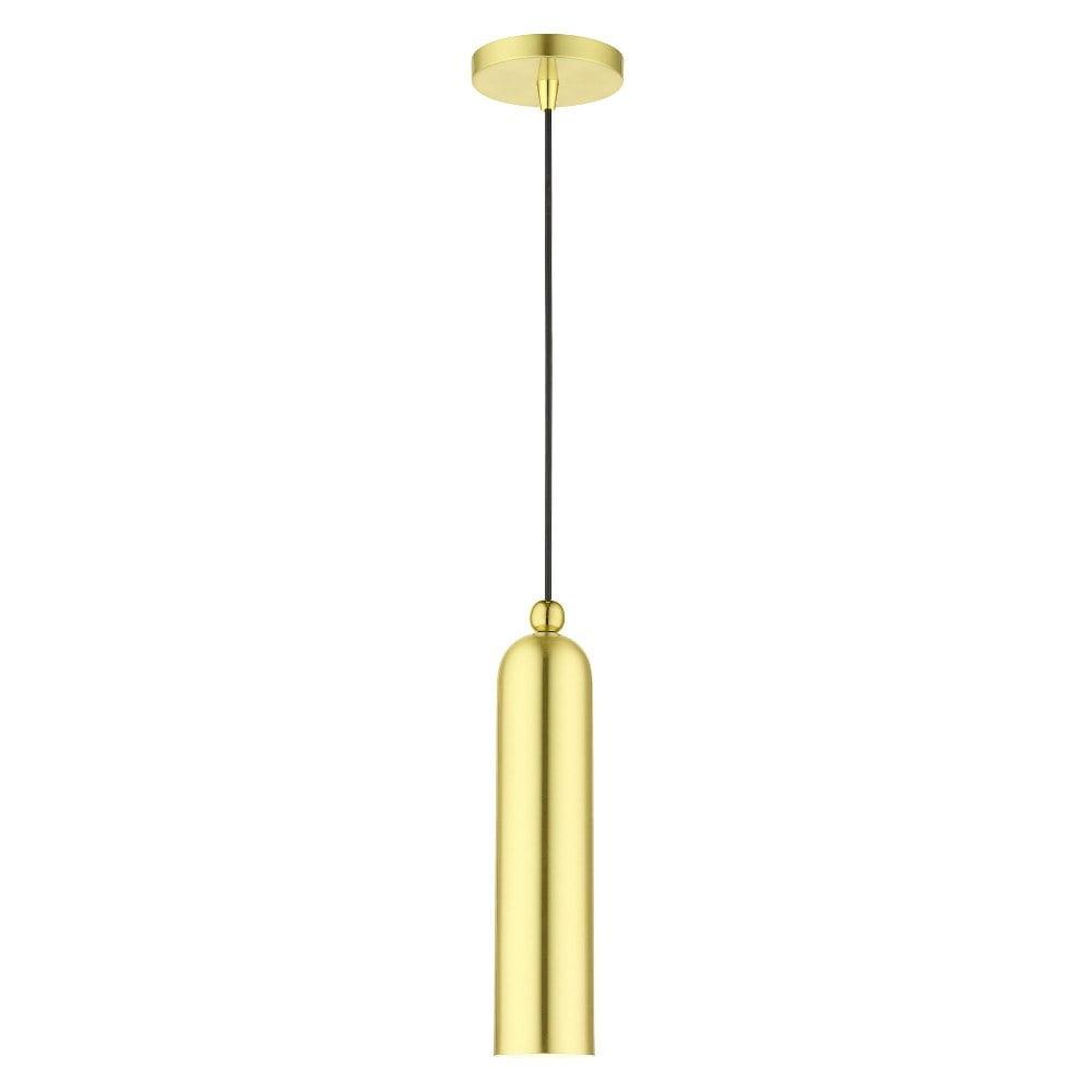 Livex Lighting Ardmore 1 - Light Pendant in  Satin Brass