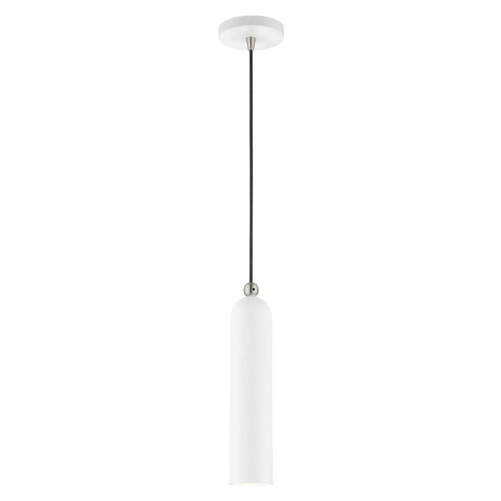 Ardmore Chic Mid-Century Modern White Pendant Light