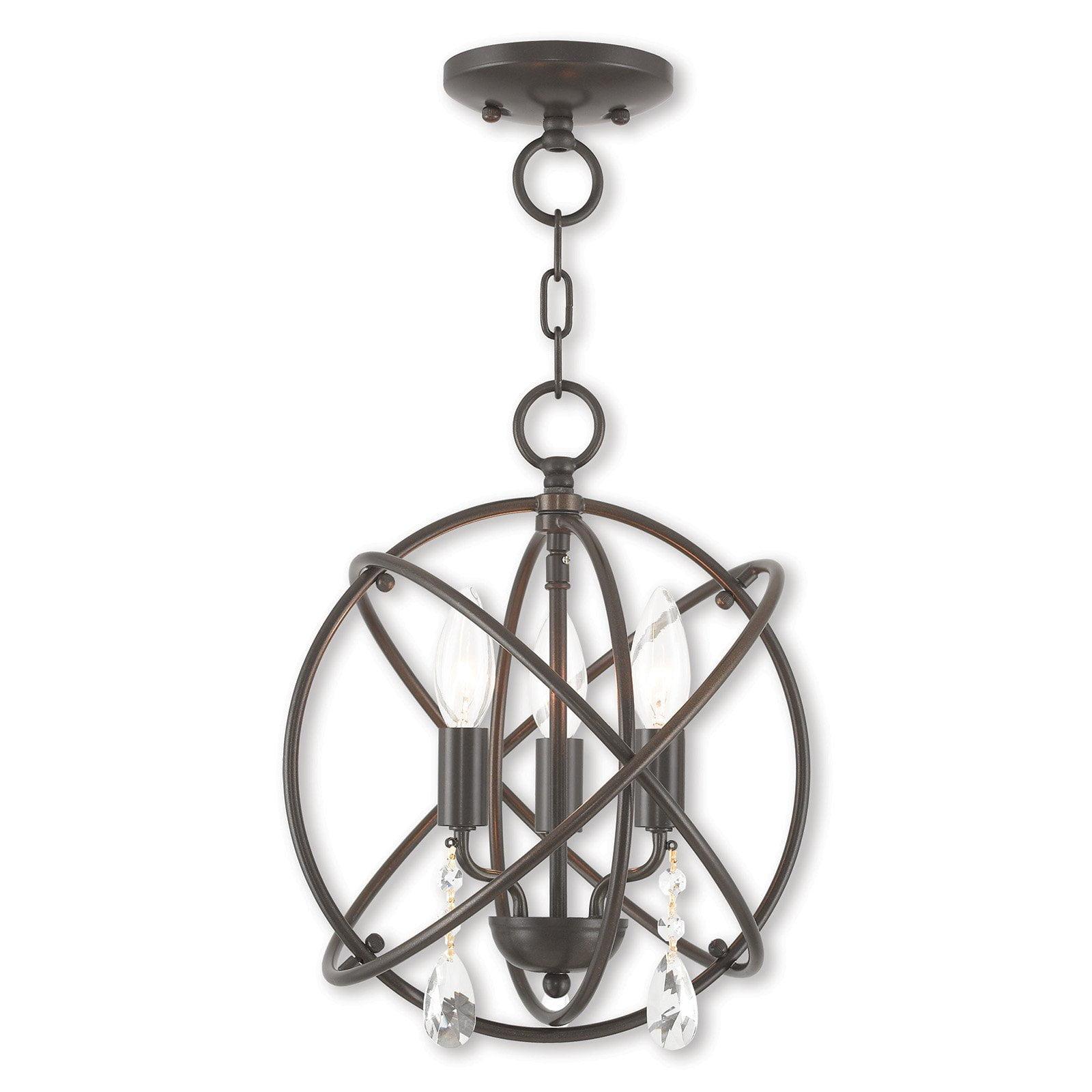 Livex Lighting Aria 3 - Light Chandelier in  English Bronze