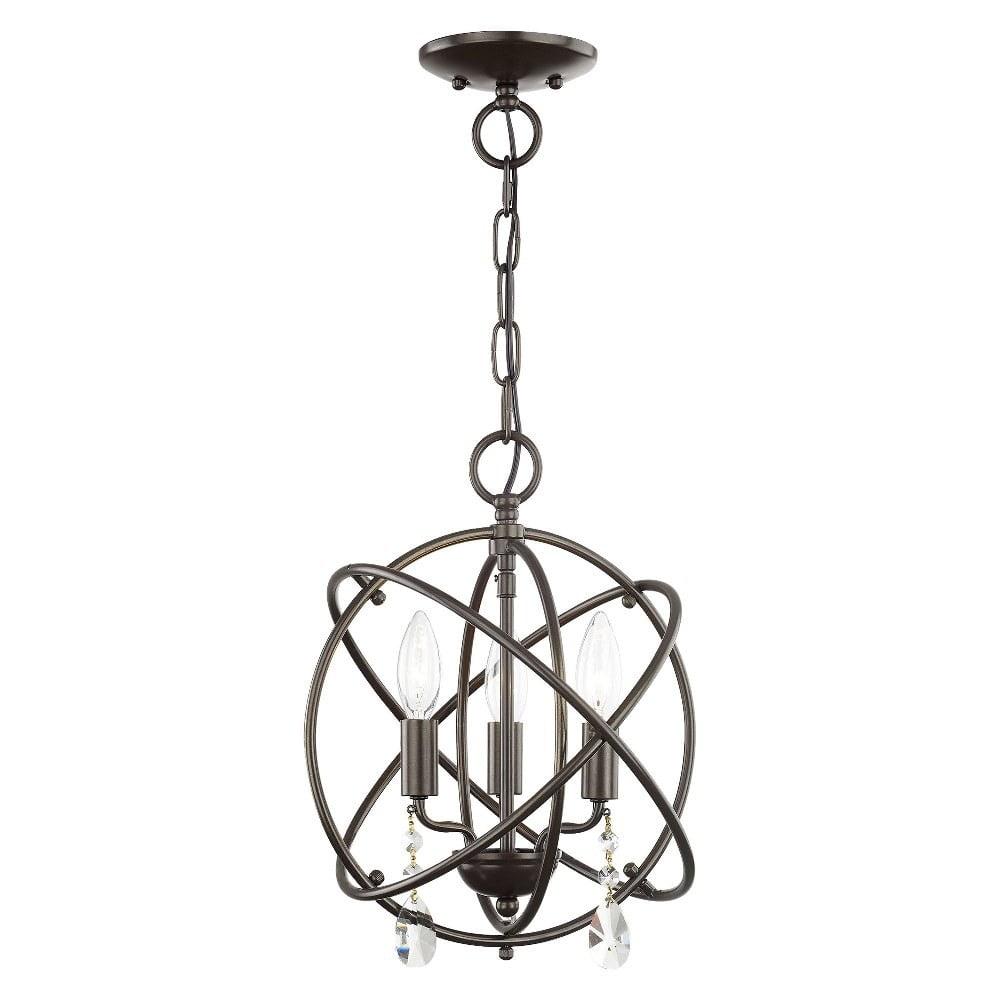 Livex Lighting Aria 3 - Light Chandelier in  English Bronze