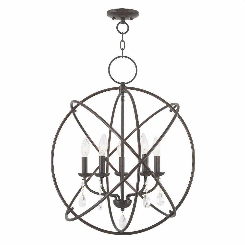 Aria 5 - Light Dimmable Globe Chandelier
