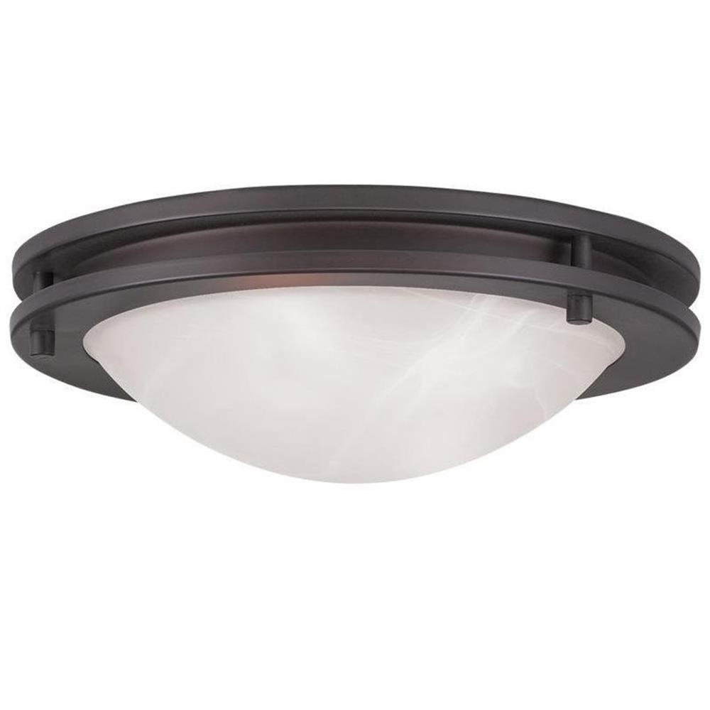 Livex Lighting Ariel 2 - Light Flush Mount in  Bronze