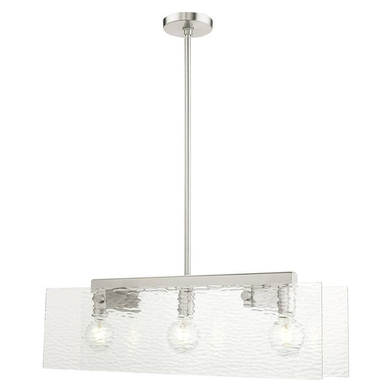 Livex Lighting Ashcroft 3 - Light Chandelier in  Brushed Nickel