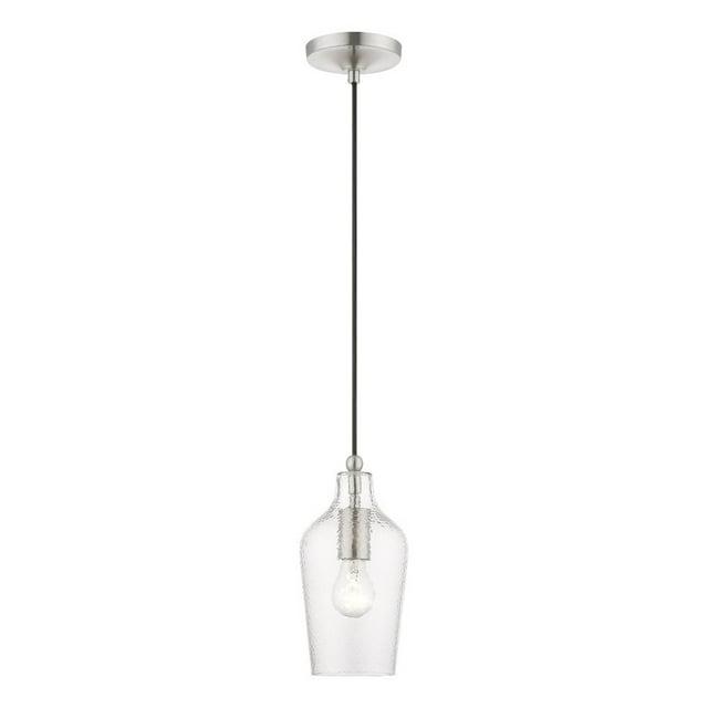 Livex Lighting Avery 1 - Light Pendant in  Brushed Nickel