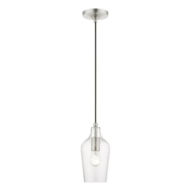 Livex Lighting Avery 1 - Light Pendant in  Brushed Nickel