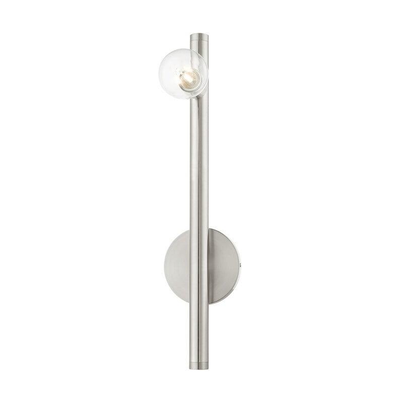 Livex Lighting Bannister 1 - Light Wall Light in  Brushed Nickel