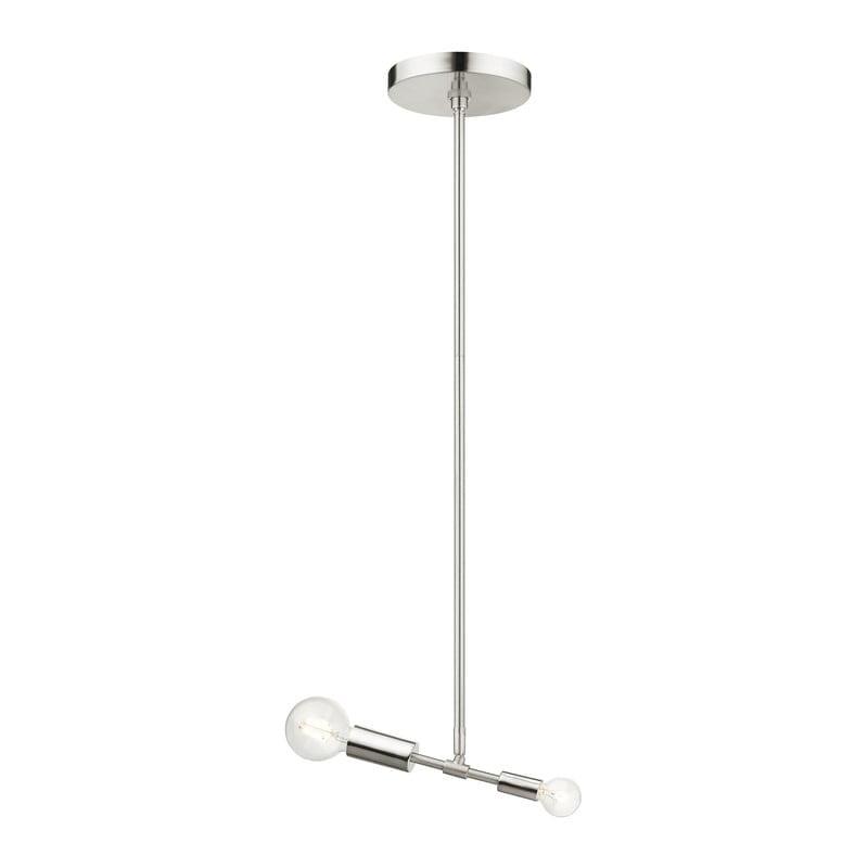 Livex Lighting Blairwood 1 - Light Pendant in  Brushed Nickel