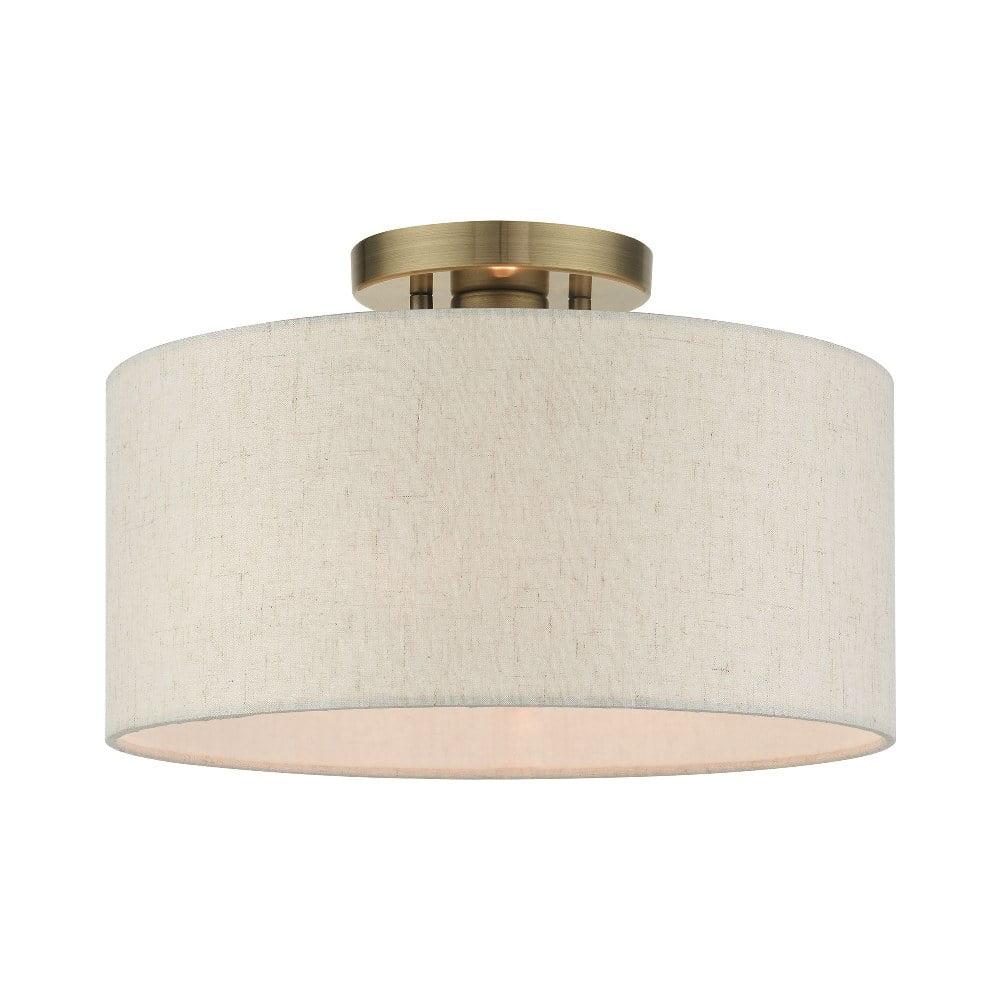 Darian Fabric Semi Flush Mount