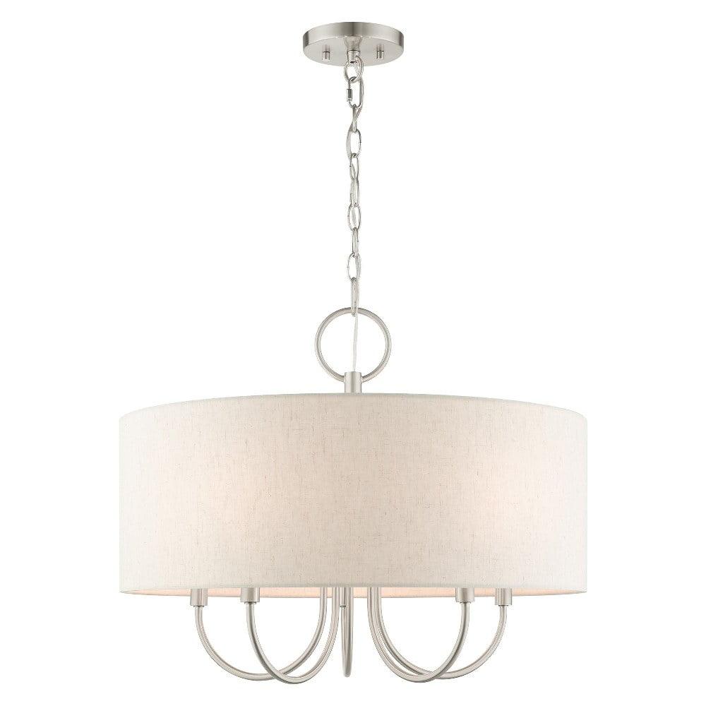 Livex Lighting Blossom 5 - Light Pendant in  Brushed Nickel