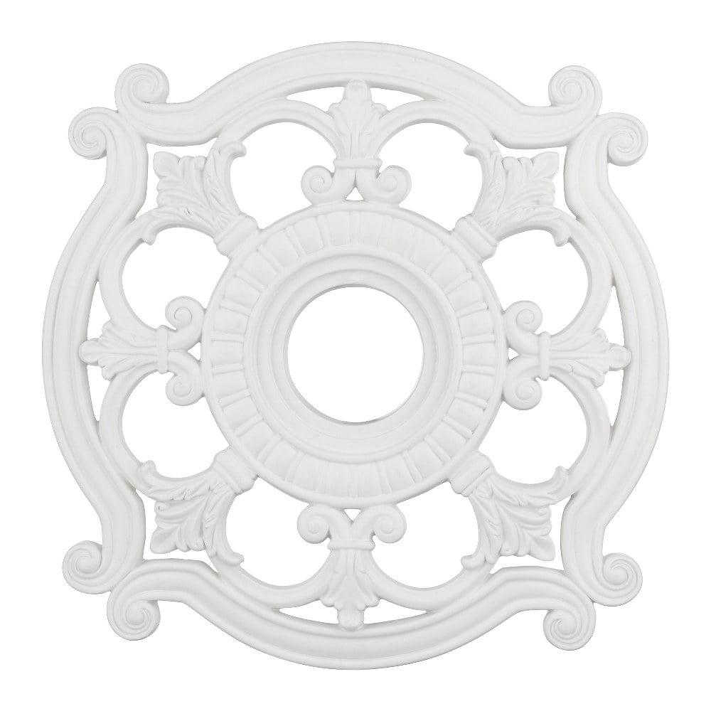 Livex Lighting  Buckingham White Ceiling Medallion - 23.5" dia. x 1.5" h