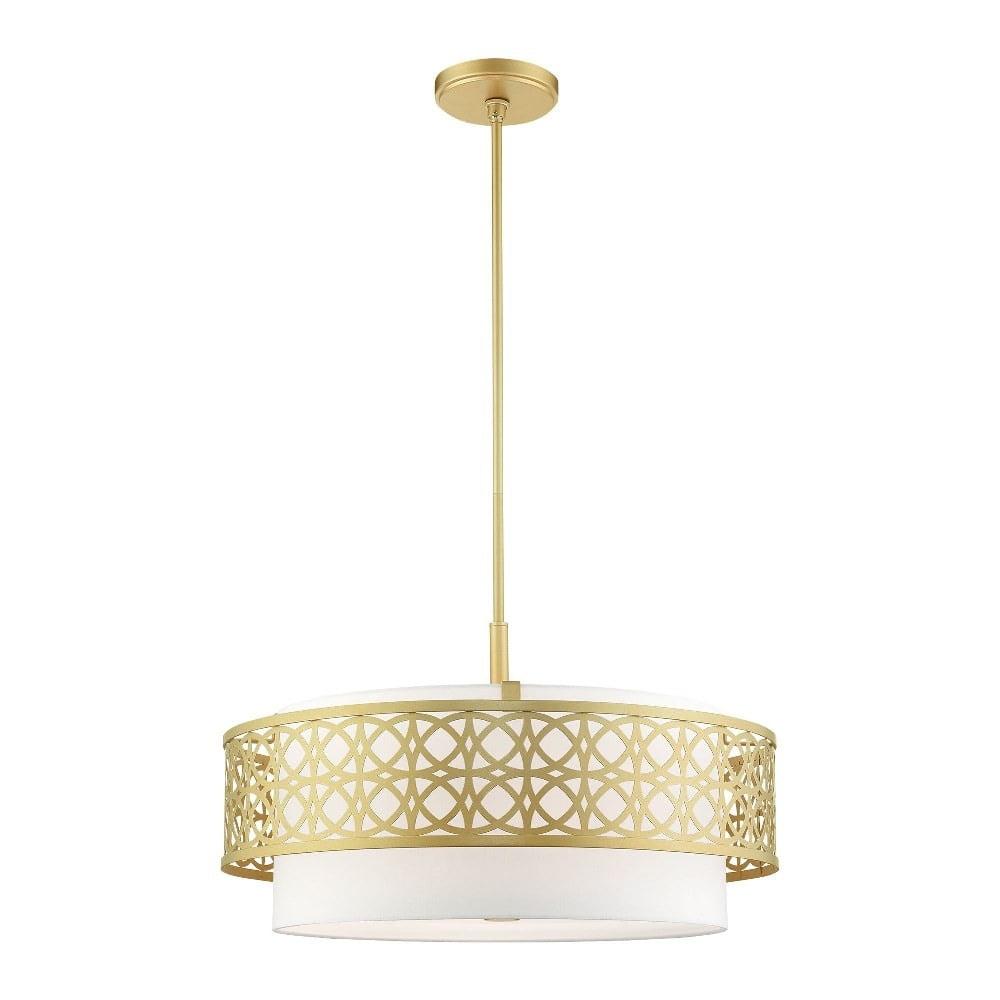 Livex Lighting Calinda 5 - Light Pendant in  Soft Gold