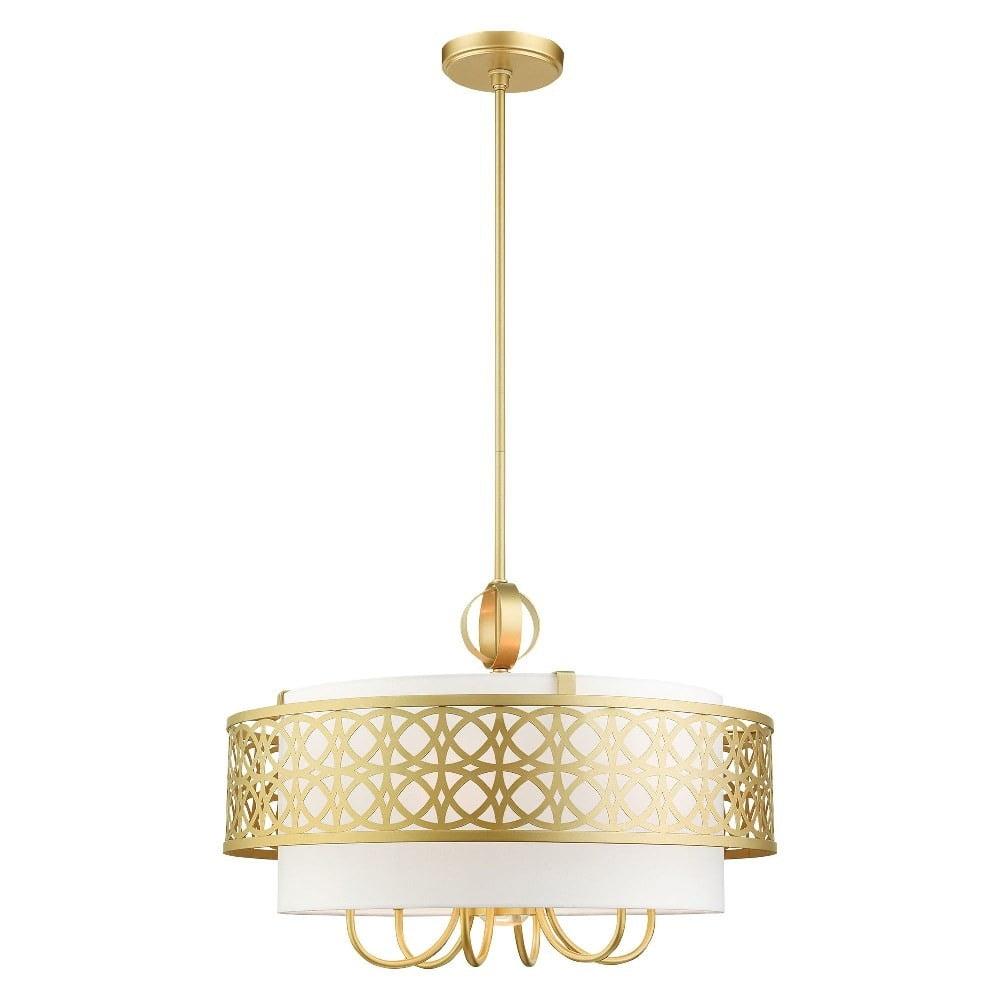 Livex Lighting Calinda 7 - Light Pendant in  Soft Gold