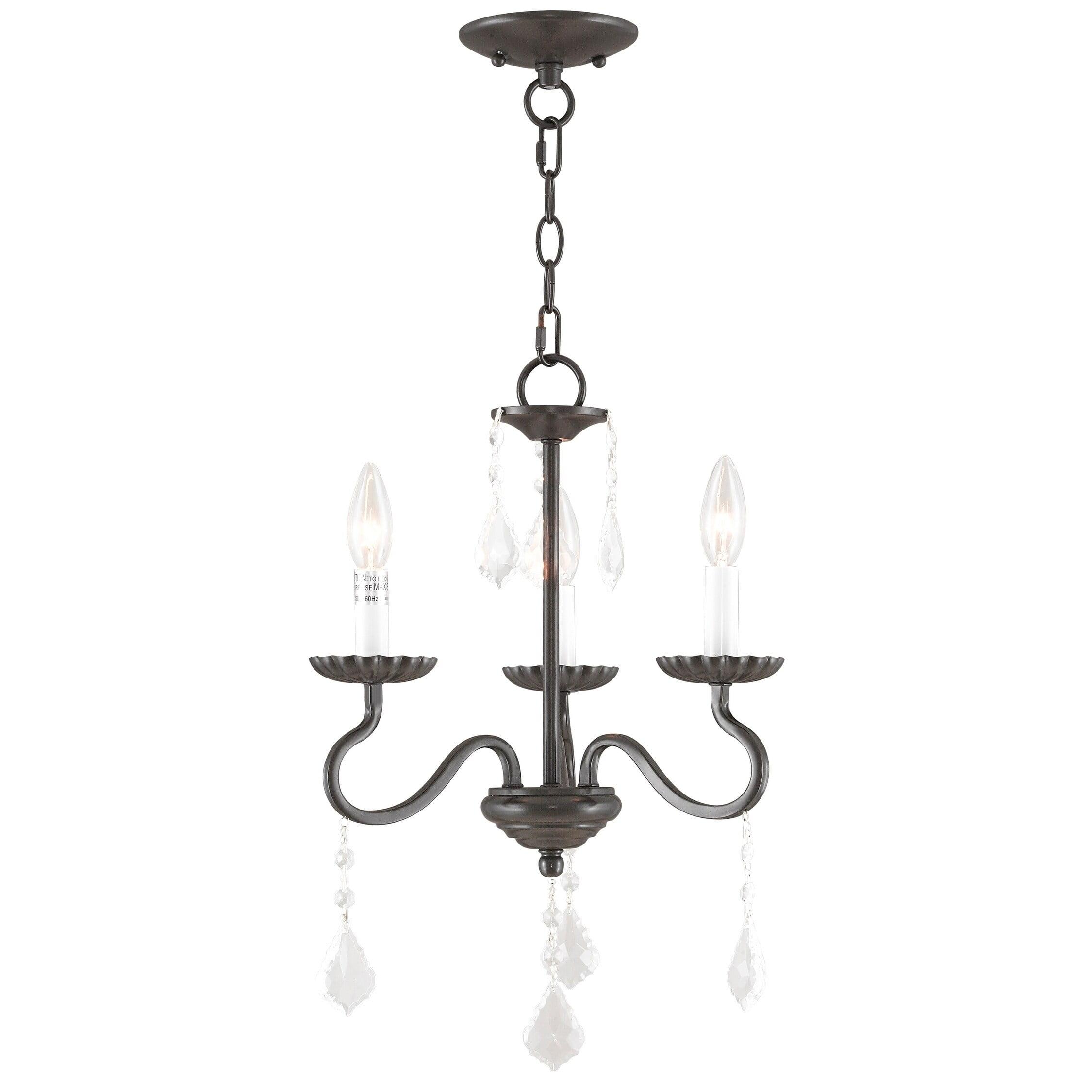 Livex Lighting - Callisto - 3 Light Mini Chandelier in Traditional Style - 14