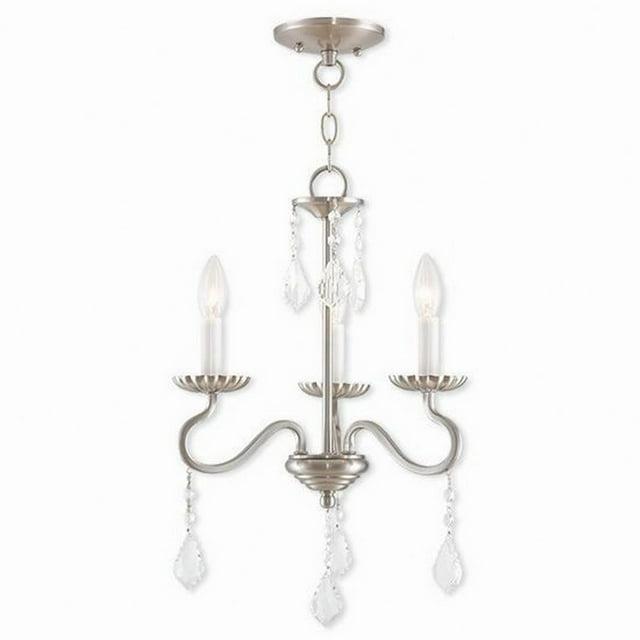Livex Lighting Callisto 3 - Light Chandelier in  Brushed Nickel