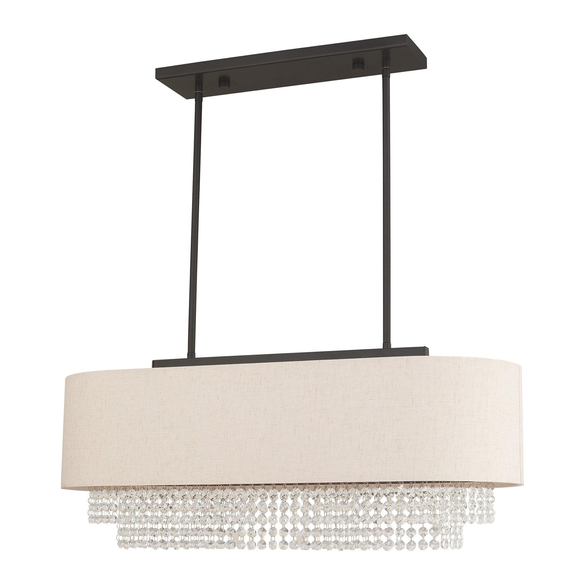 Livex Lighting - Carlisle - 3 Light Linear Chandelier in Contemporary Style -