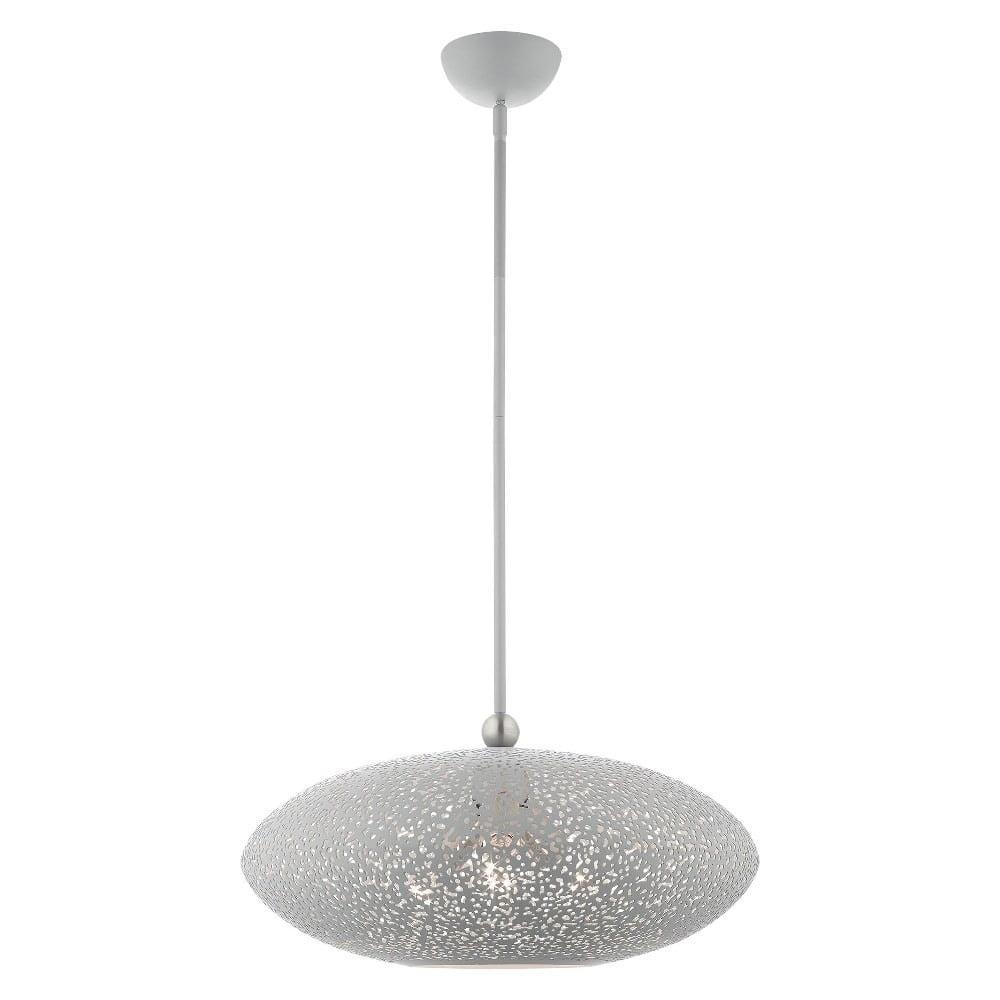 Livex Lighting Charlton 3 - Light Pendant in  Nordic Gray