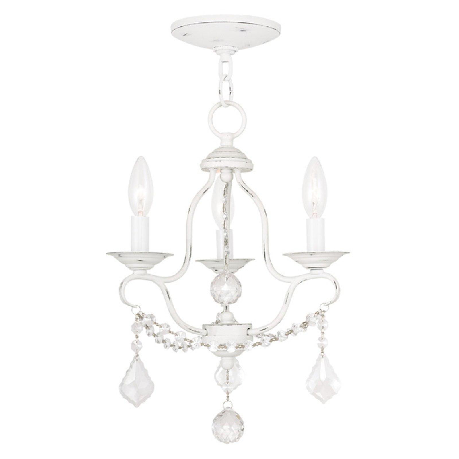 Livex Lighting - Chesterfield - 3 Light Mini Chandelier in French Country Style