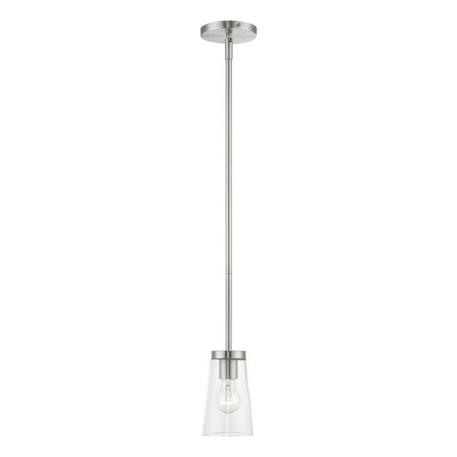 Livex Lighting Cityview 1 - Light Pendant in  Brushed Nickel