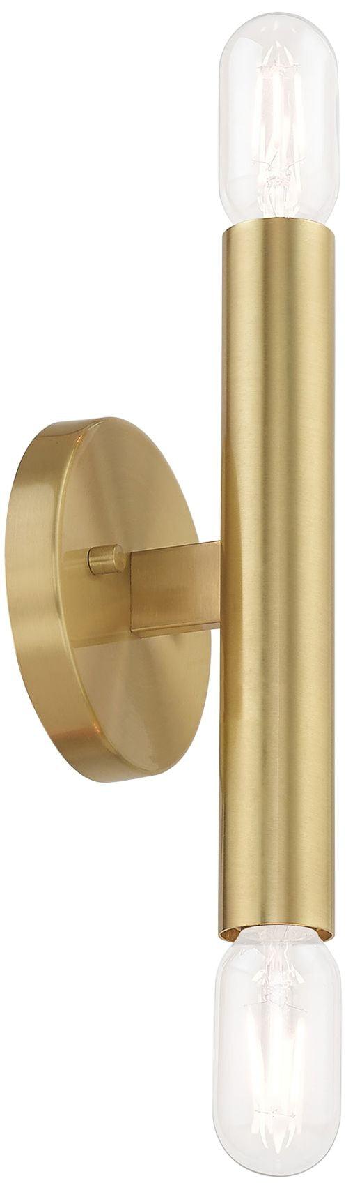 Livex Lighting Copenhagen 2 - Light Wall Light in  Satin Brass