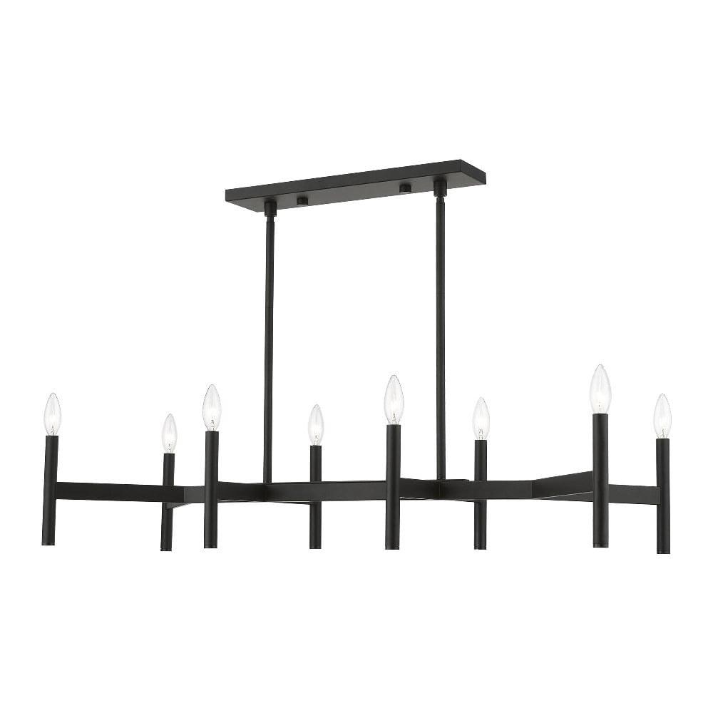 Livex Lighting Copenhagen 8 - Light Chandelier in  Black