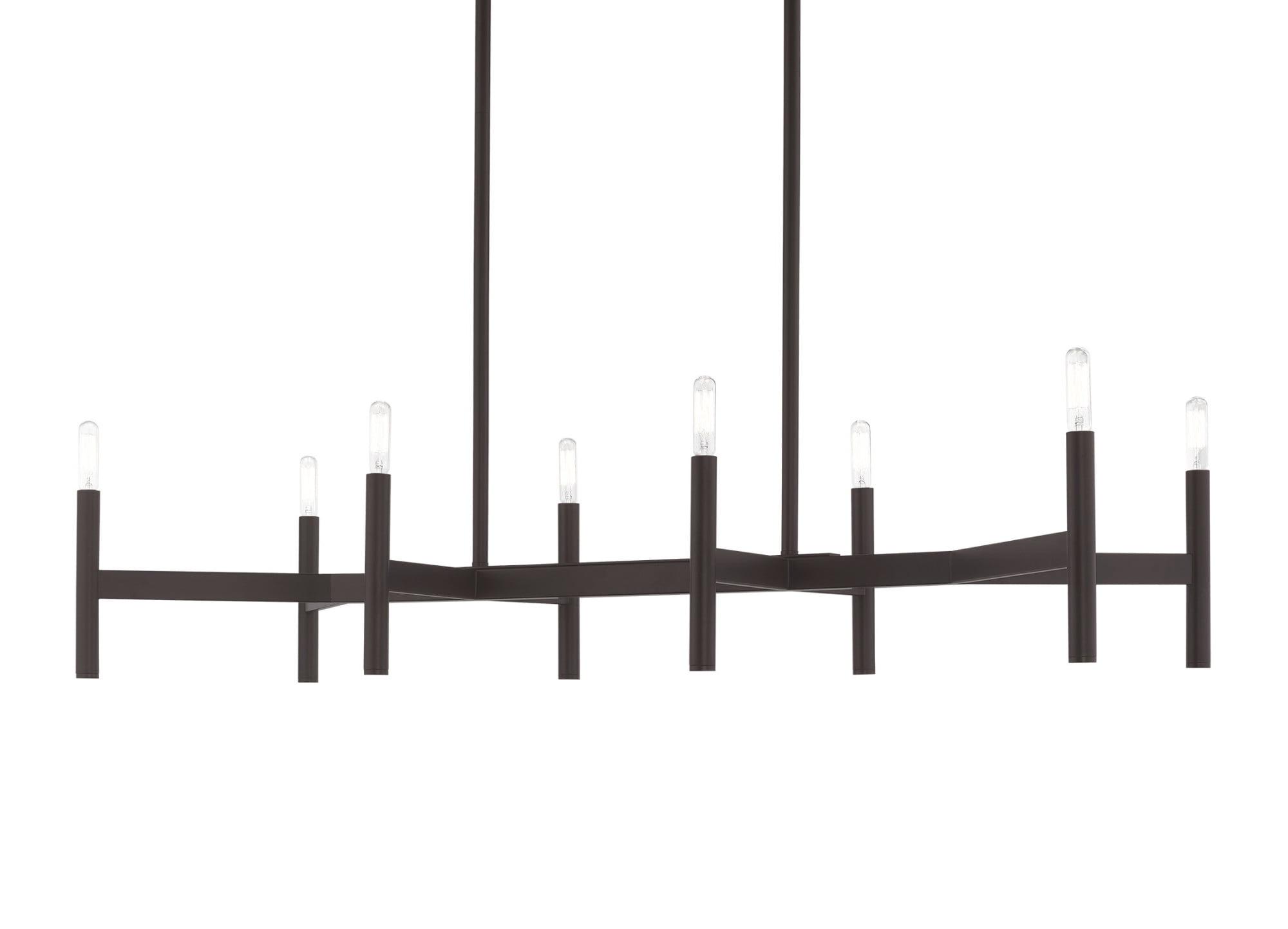 Livex Lighting Copenhagen 8 - Light Chandelier in  Bronze