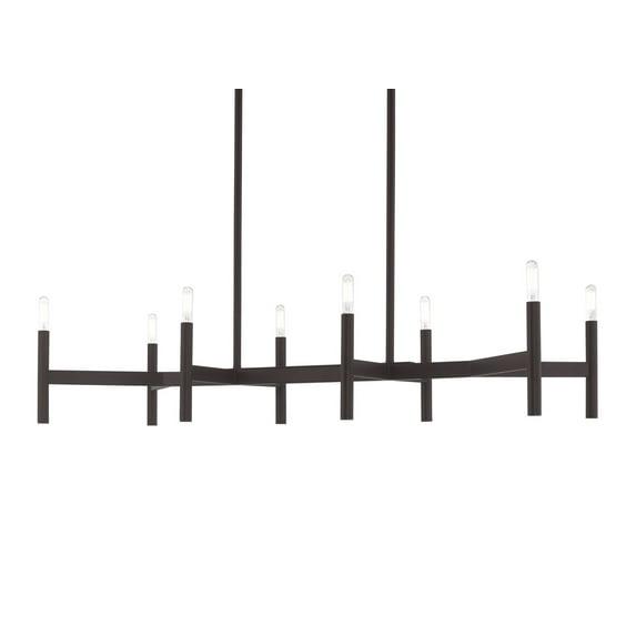 Livex Lighting Copenhagen 8 - Light Chandelier in  Bronze