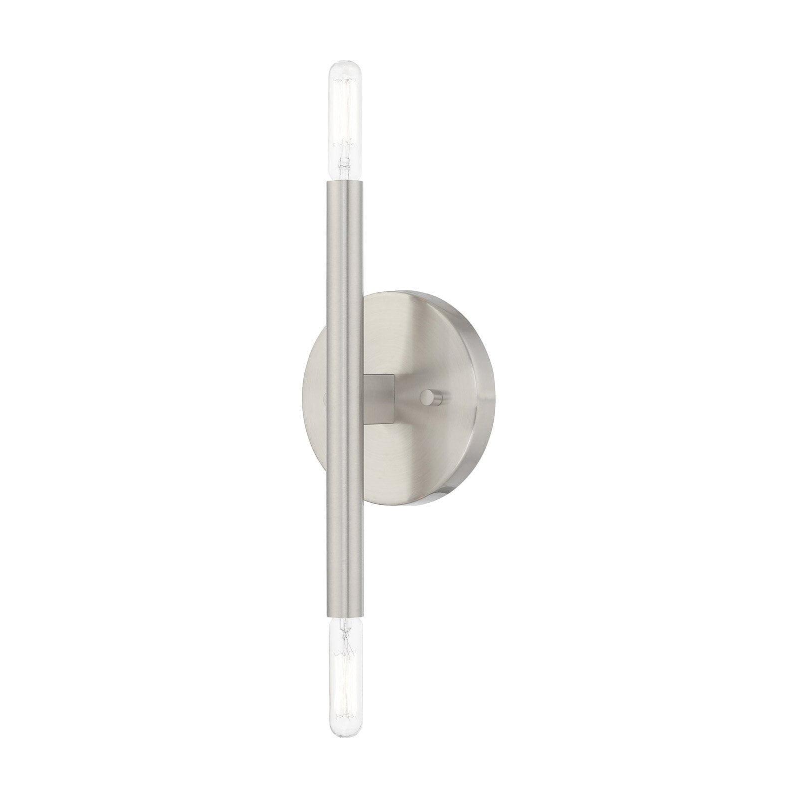 Livex Lighting Copenhagen 2 - Light Wall Light in  Brushed Nickel