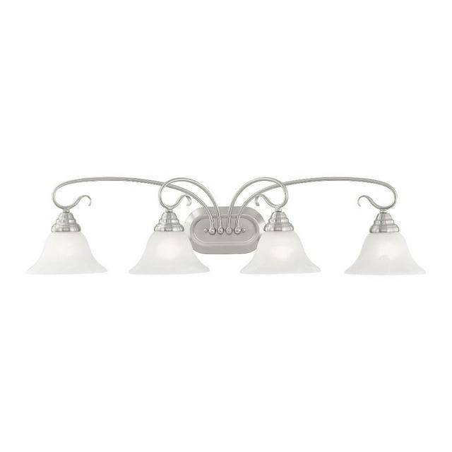 Livex Lighting Coronado 4 - Light Vanity in  Brushed Nickel